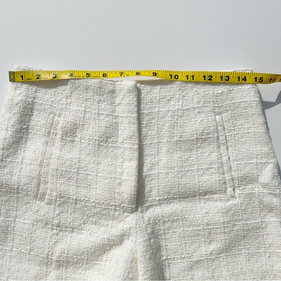Veronica Beard Jazmin CreamTweed Shorts Size 8 - Picture 11 of 13